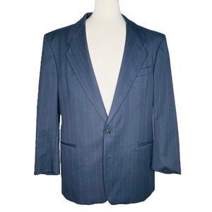 YSL Men's Blazer Navy With Pinstripes 100% Wool